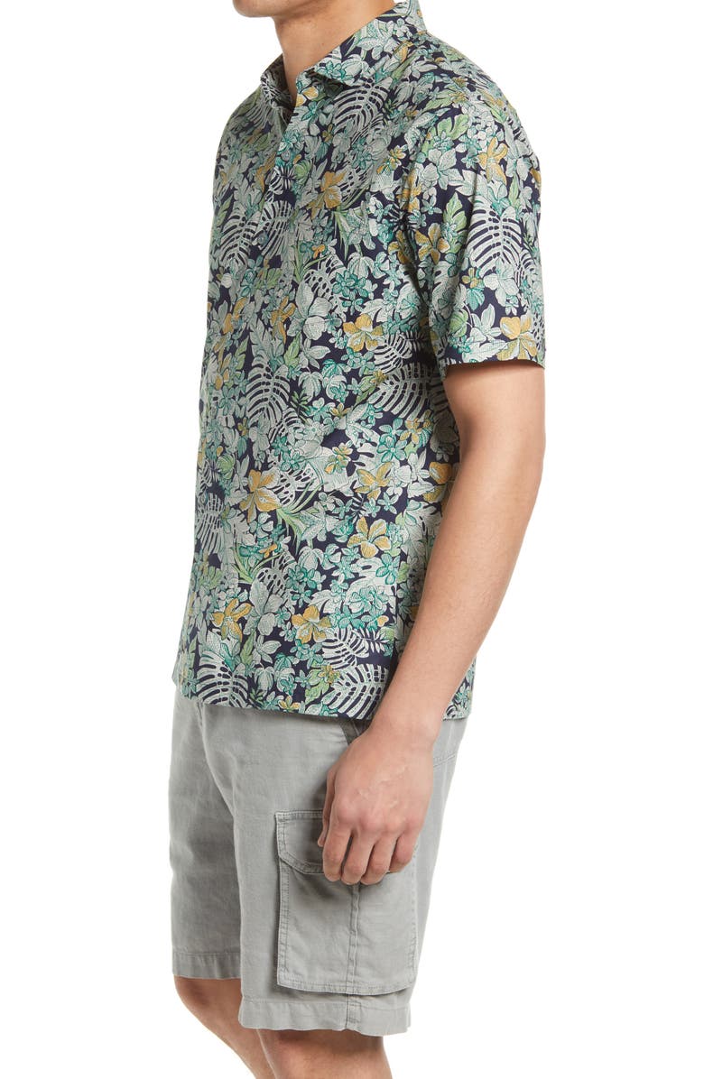 Tori Richard Men's Garden Steps Floral Short Sleeve Button-Up Shirt, Alternate, color,