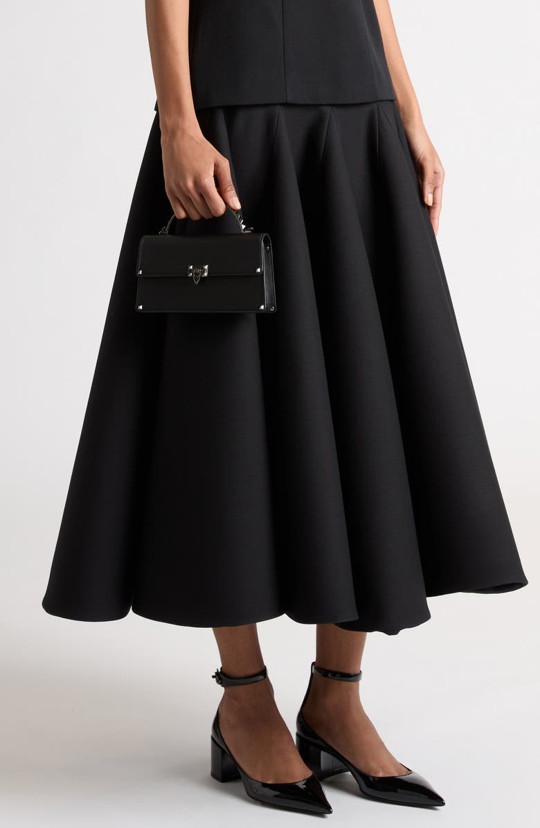 Valentino Garavani Mini Rockstud Leather Handbag, Alternate, color,