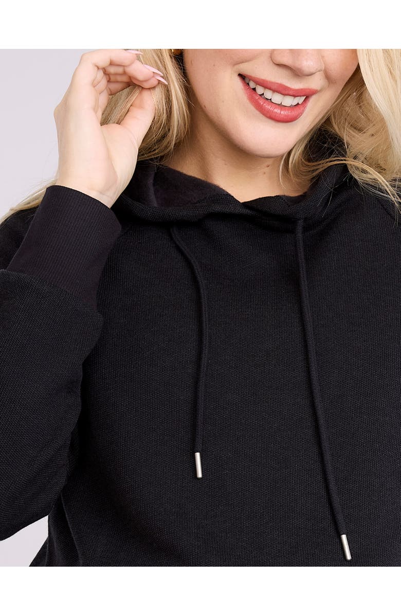 MOTHERHOOD MATERNITY Relaxed Fit Maternity Hoodie, Alternate, color, Black
