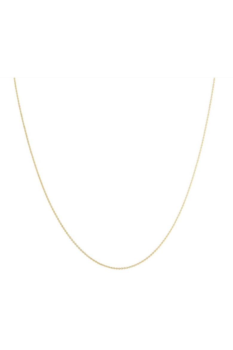 14k Gold 0.7 millimeters Cable Necklace, Main, color, 14k Yellow Gold