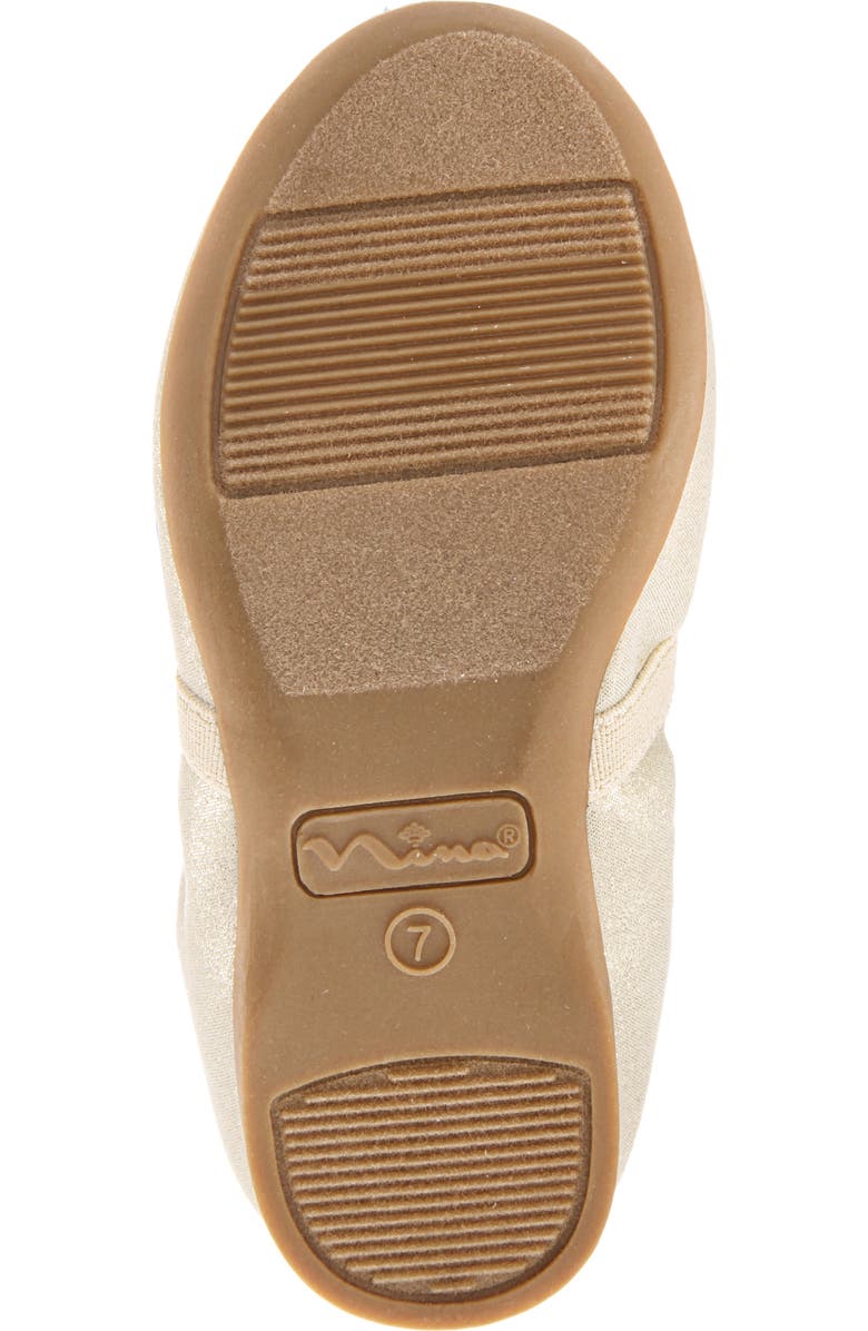 Nina Esther Ballet Flat, Alternate, color, Platino Shimmer