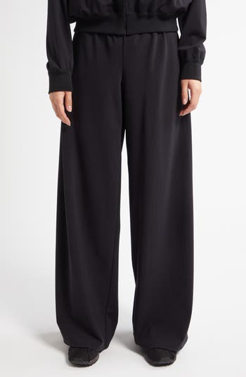 The Row Bariem Stretch Jersey Straight Leg Pants | Nordstrom