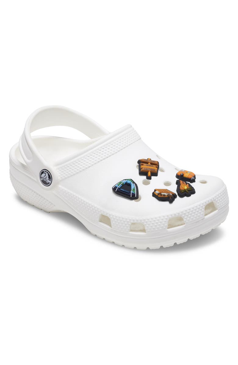 Jibbitz Assorted 5-Pack Camping Season Jibbitz<sup>™</sup> Shoe Charms, Alternate, color, White
