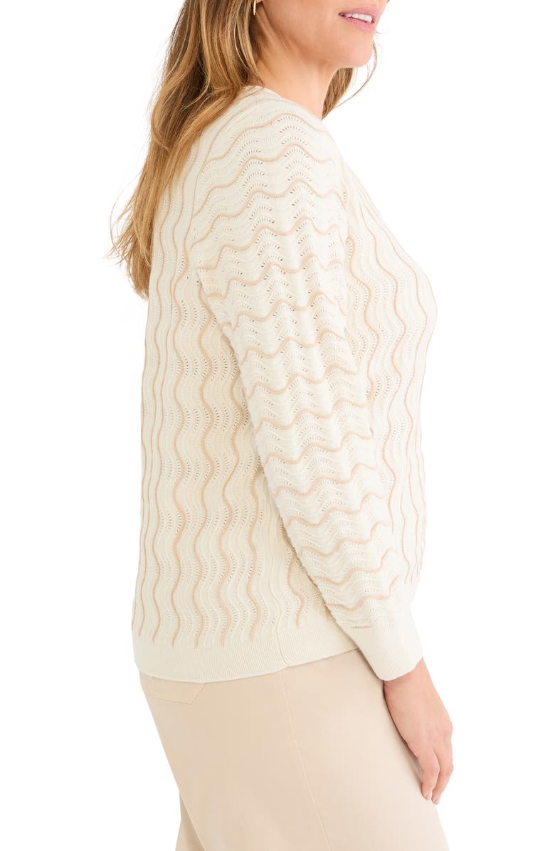 NIC+ZOE Alto Knit Sweater, Alternate, color, Neutral Multi
