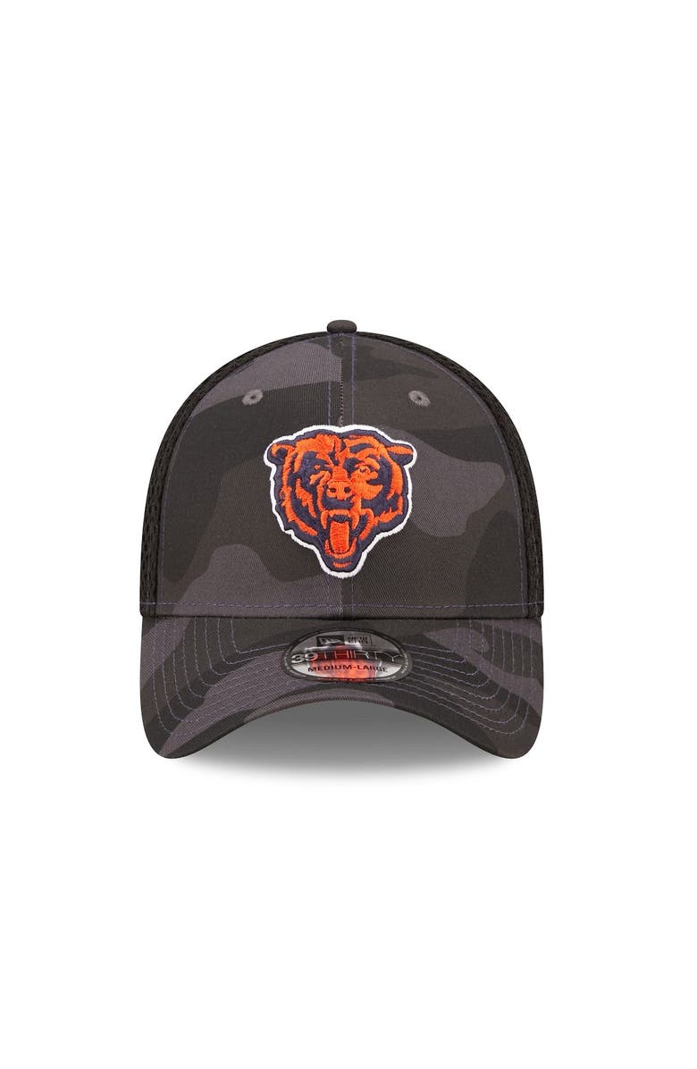 New Era Men's New Era Camo/Black Chicago Bears Team Logo Neo 39THIRTY Flex Hat, Alternate, color,