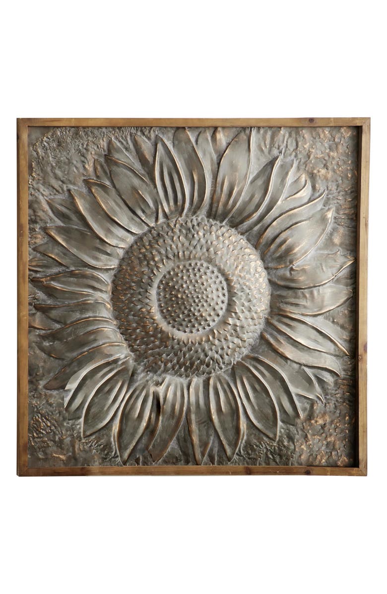 UMA Flower Wall Décor, Main, color, Gray