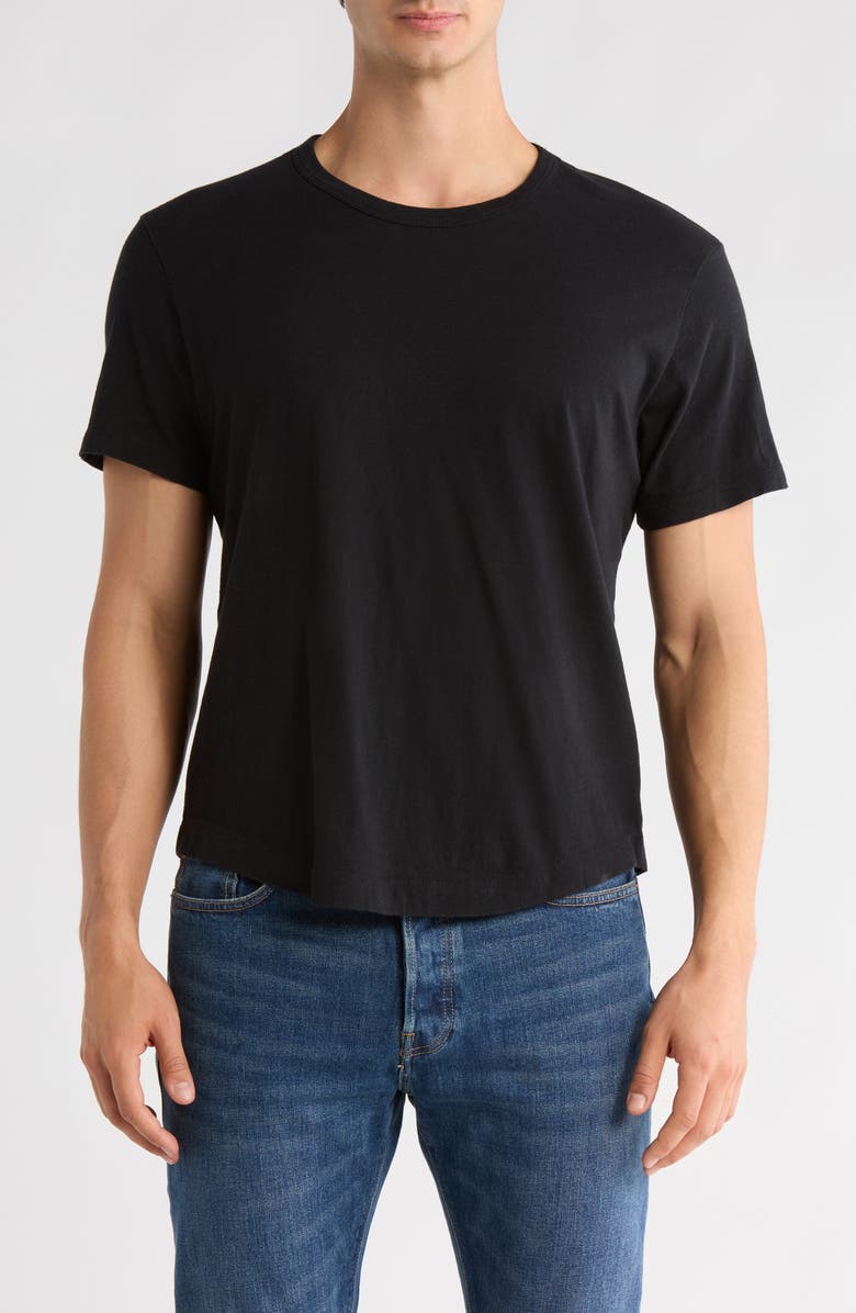 BUCK MASON Slub Cotton T-Shirt, Main, color, Black