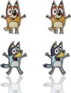 BLUEY 4-Pack Stud Earrings Set