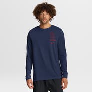 Nike Men's Nike Navy St. Louis Cardinals 2-Hit Legend Dri-FIT Long Sleeve T-Shirt