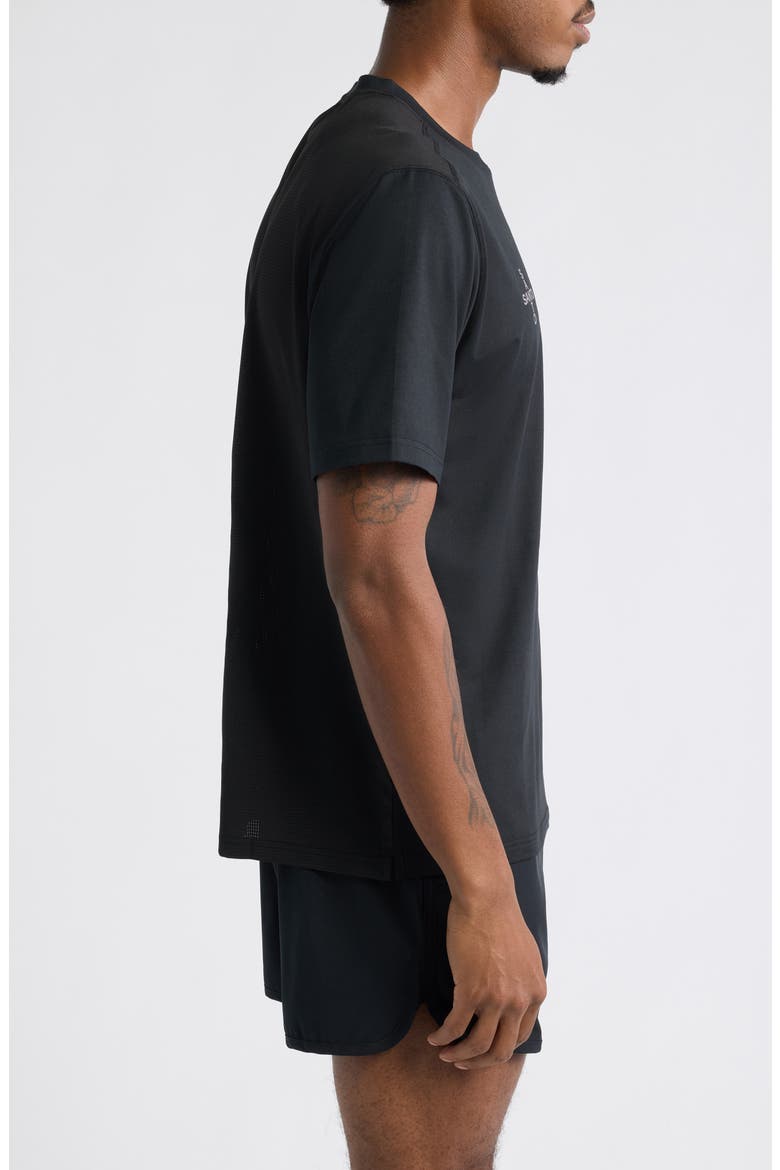 Run Graphic T-Shirt, Alternate, color, BLACK