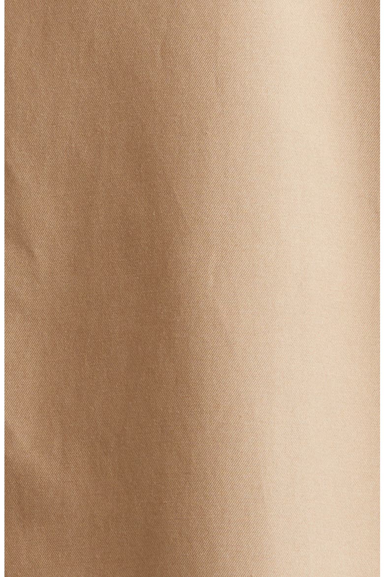 Bambola Cotton Blend Twill Trench Jacket, Alternate, color, CAMEL