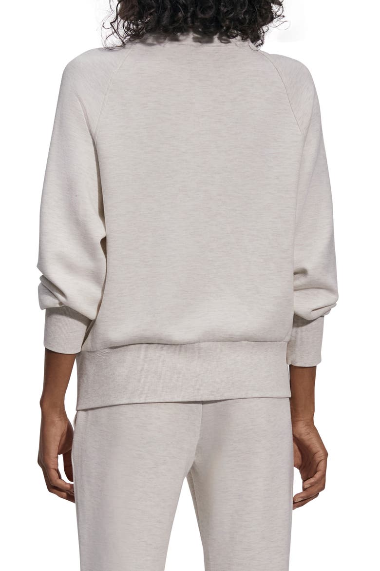 Roxbury Zip-Up Sweatshirt, Alternate, color, IVORY MARL