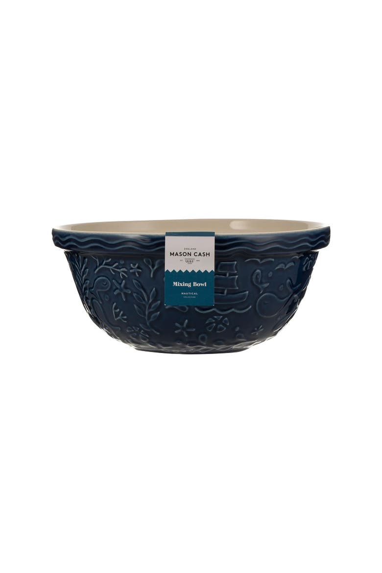 Nautical Collection Boat Size 12 Mixing Bowl, 4.25 Quart, Alternate, color, Blue