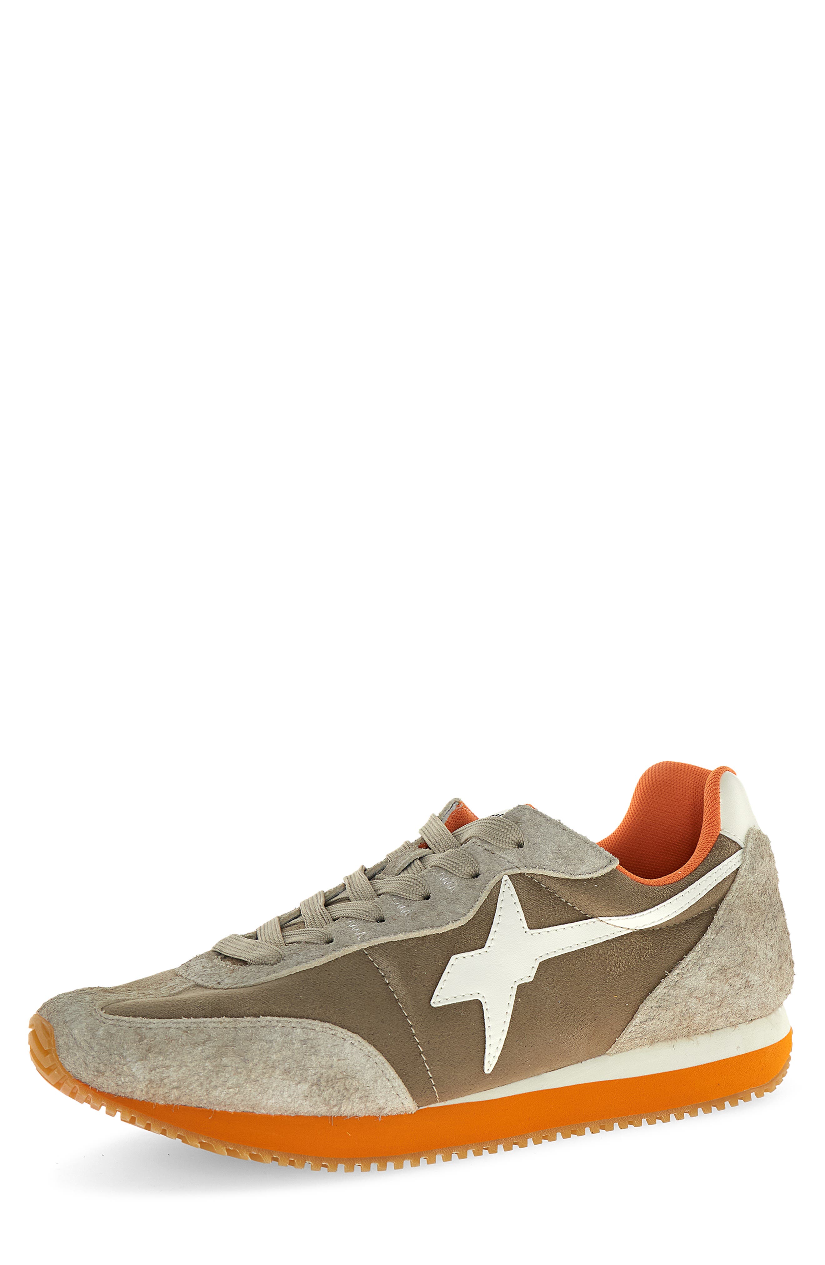W6YZ Samoa Suede Sneaker, Alternate, color, Taupe Bone