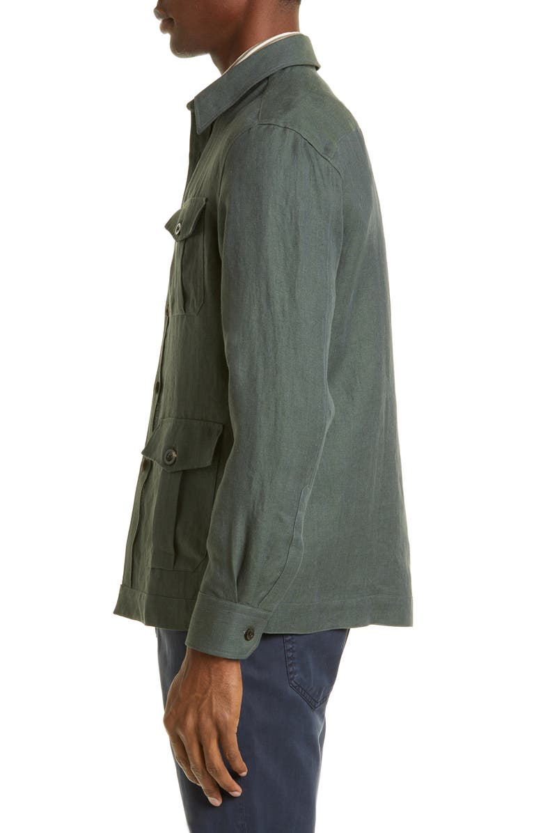 Boglioli Linen Chore Jacket, Alternate, color,