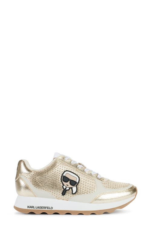 Karl Lagerfeld Paris Meade Metallic Sneaker