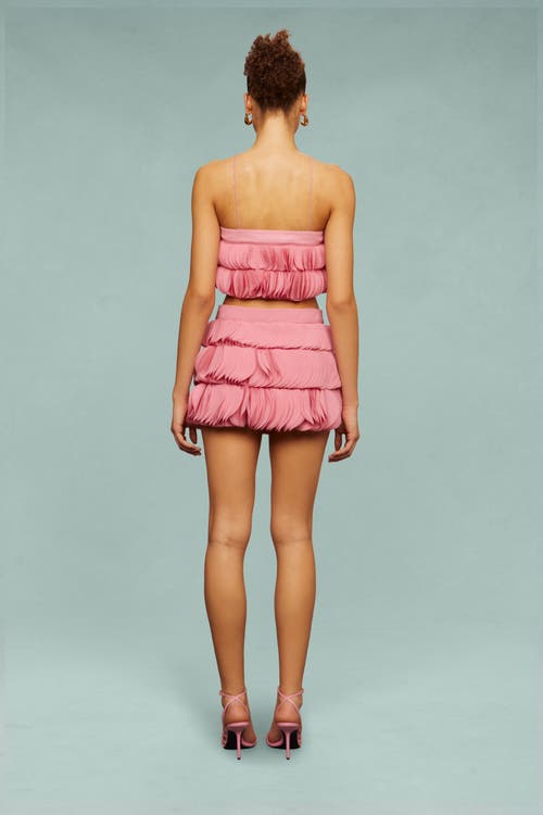 Amur Jazzlyn Applique Fringe Skirt
