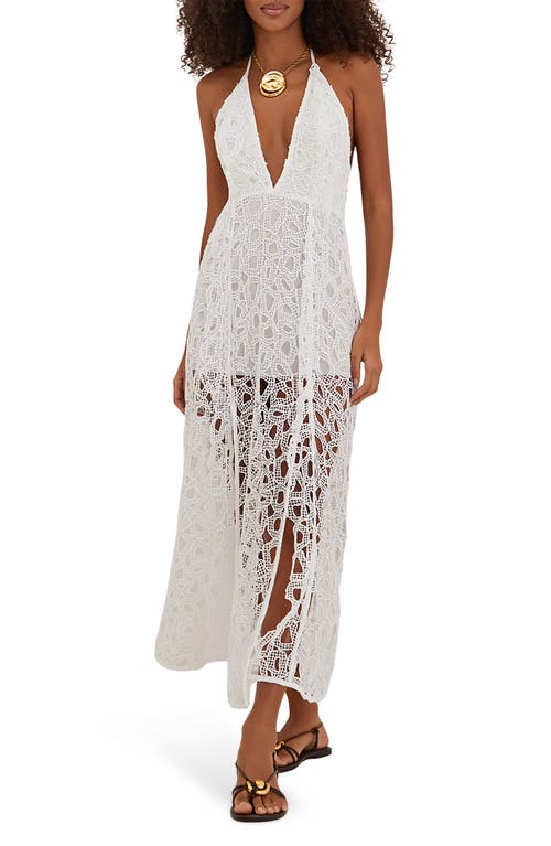 Vix Paula Hermanny Joelle Eyelet Cotton Cover-up Midi Dress