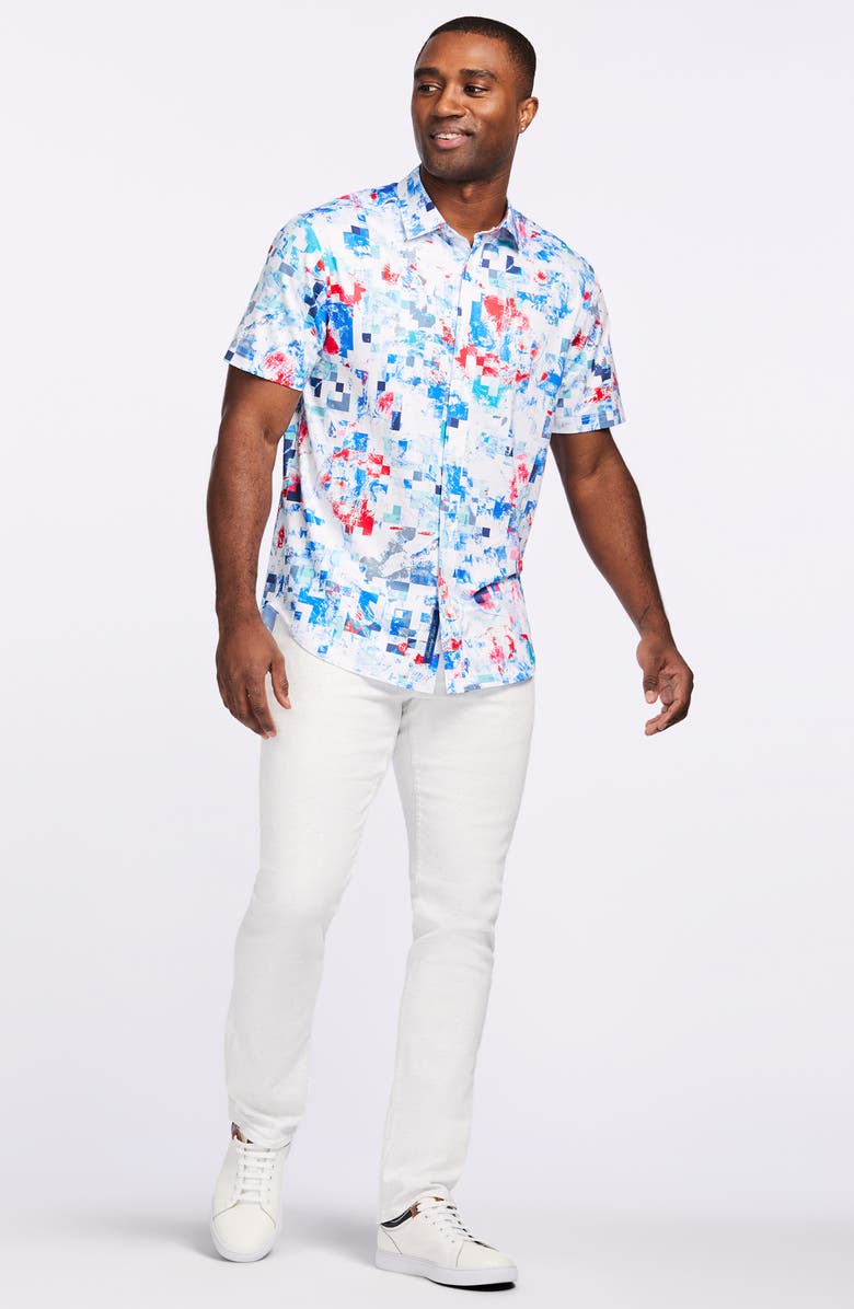 Robert Graham Milbridge Knit Polo, Alternate, color, 