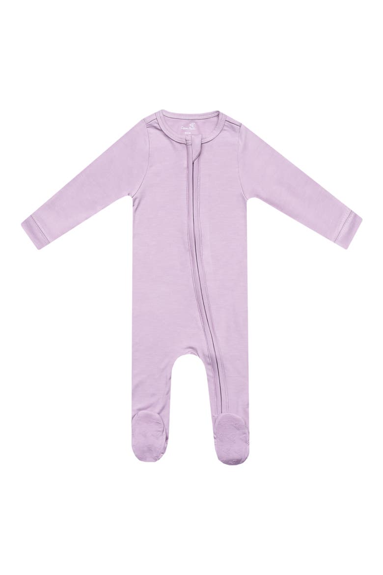 Lily Zip Front Footie, Main, color, LILY