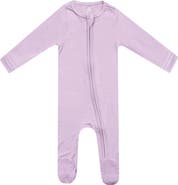 Copper Pearl Lily Zip Front Footie