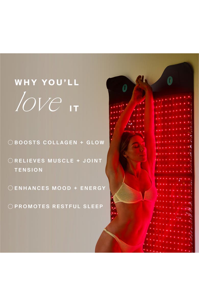 HigherDOSE Full Body Red Light Mat, Alternate, color, 