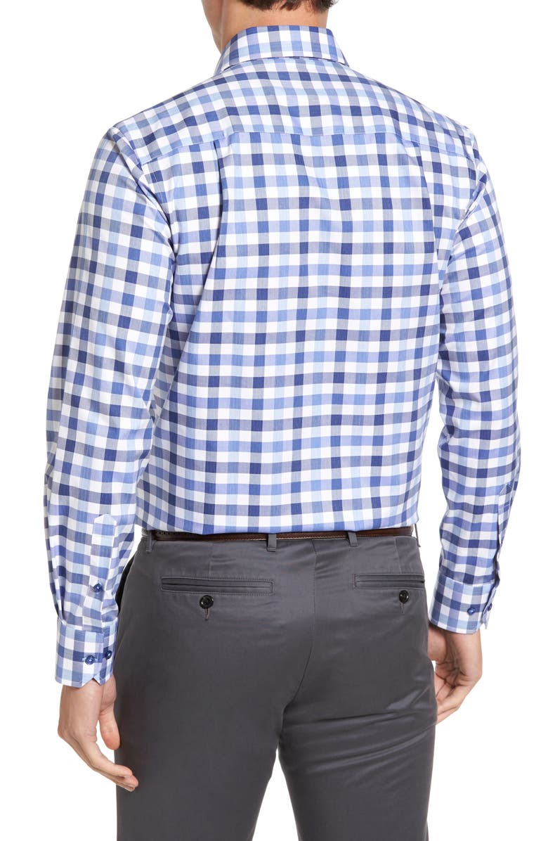 David Donahue Regular Fit Check Sport Shirt, Alternate, color, 