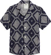 OAS Trastevere Cuba Crochet Camp Shirt