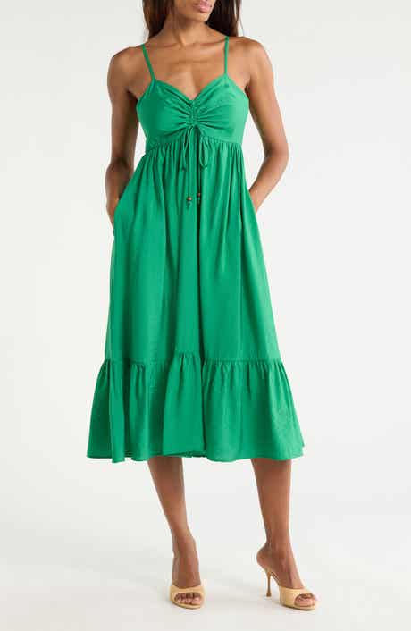 Spaghetti Strap Midi Dress