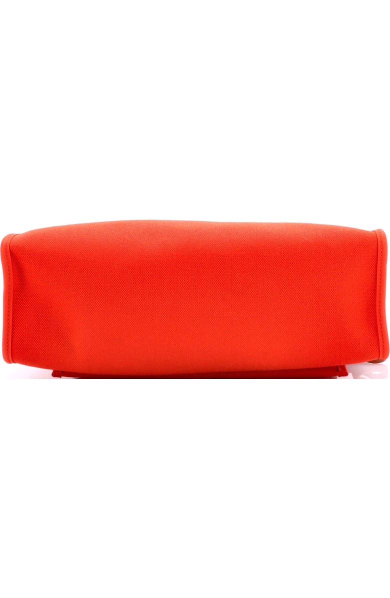 Pre-Owned Hermes Herbag Zip Leather and Toile 31, Alternate, color, Orange Poppy