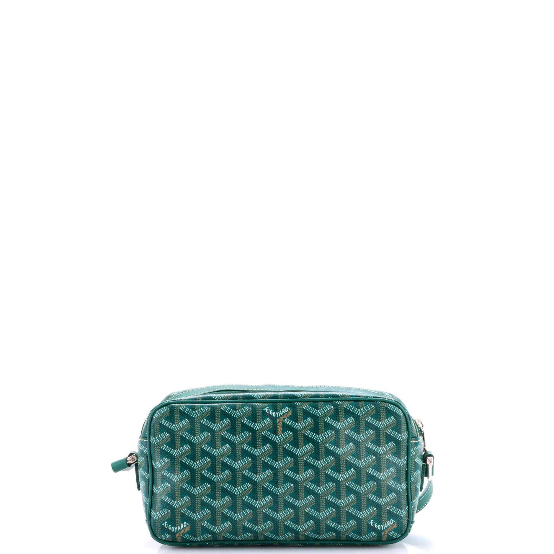 Cap Vert Bag Coated Canvas, Alternate, color, Green