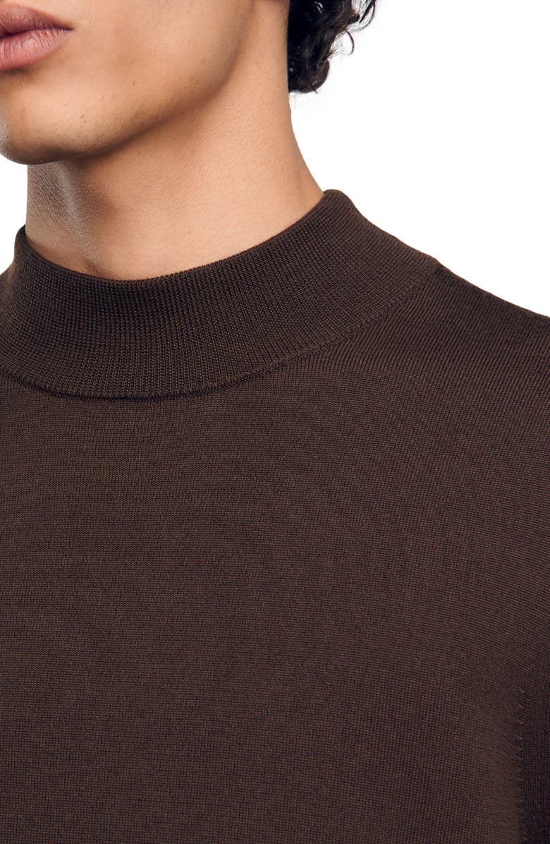 SANDRO Half-zip sweater, Alternate, color, 