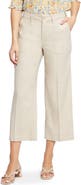 NYDJ Linen Blend Crop Wide Leg Pants