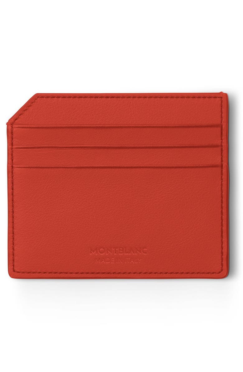 Montblanc Soft Leather Card Case, Alternate, color, 