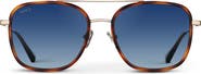 WMP Eyewear Gia - 54mm Oversized Square Aviator Polarized Sunglasses