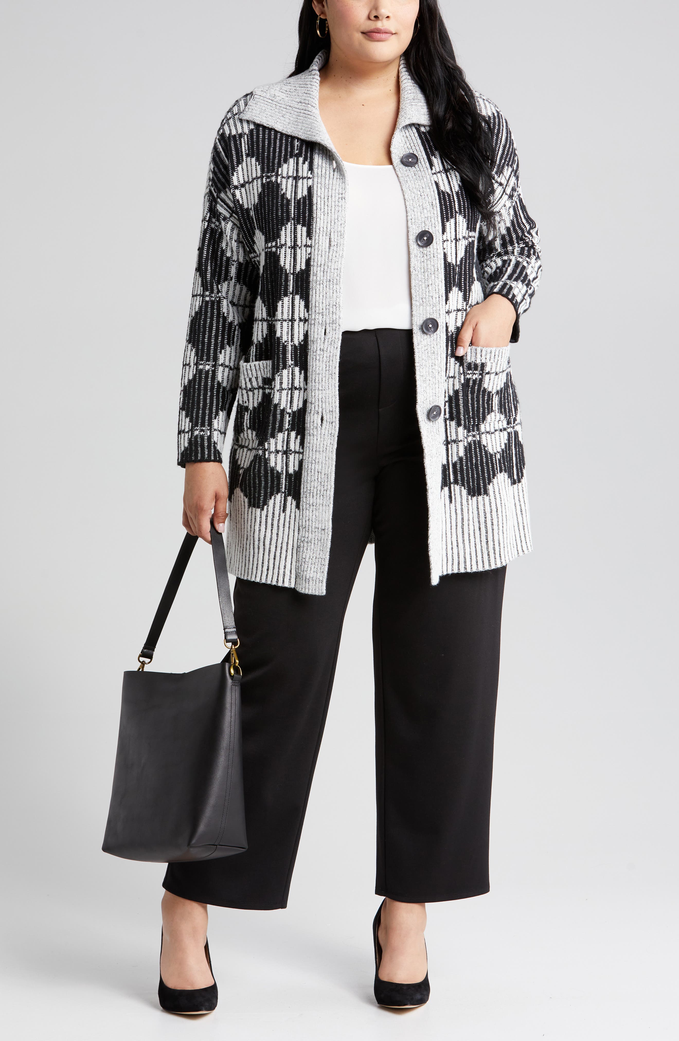 NIC+ZOE Dot Pattern Cardigan | Nordstromrack