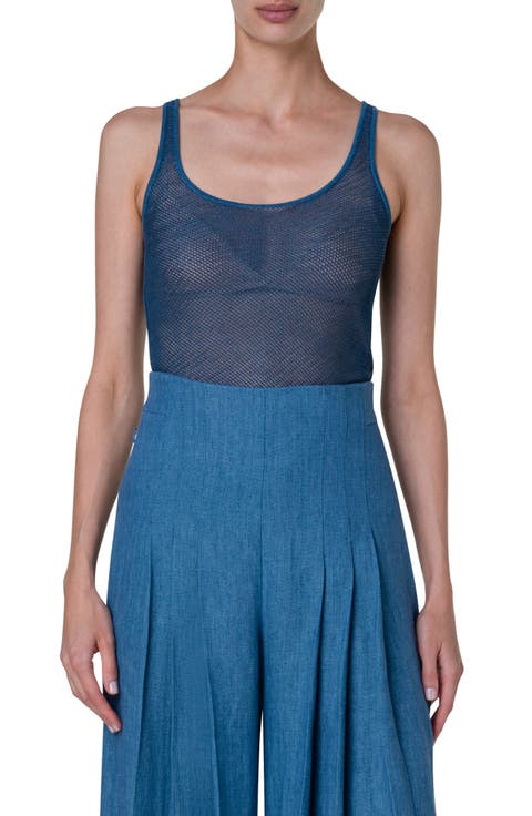Silk Mesh Tank