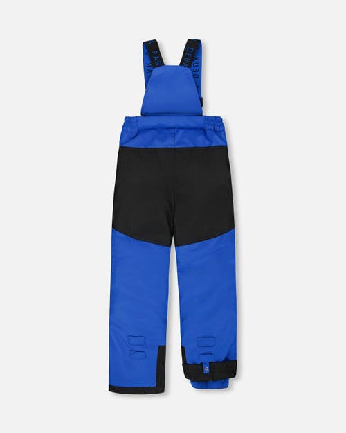 Deux Par Deux Boy Two-piece Play Snowsuit In Blue