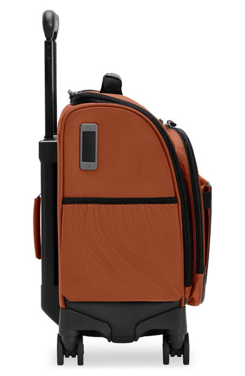 Briggs & Riley Zdx Cabin Spinner Suitcase In Brown