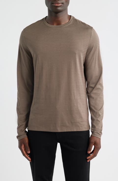 Christopher Long Sleeve Pima Cotton T-Shirt