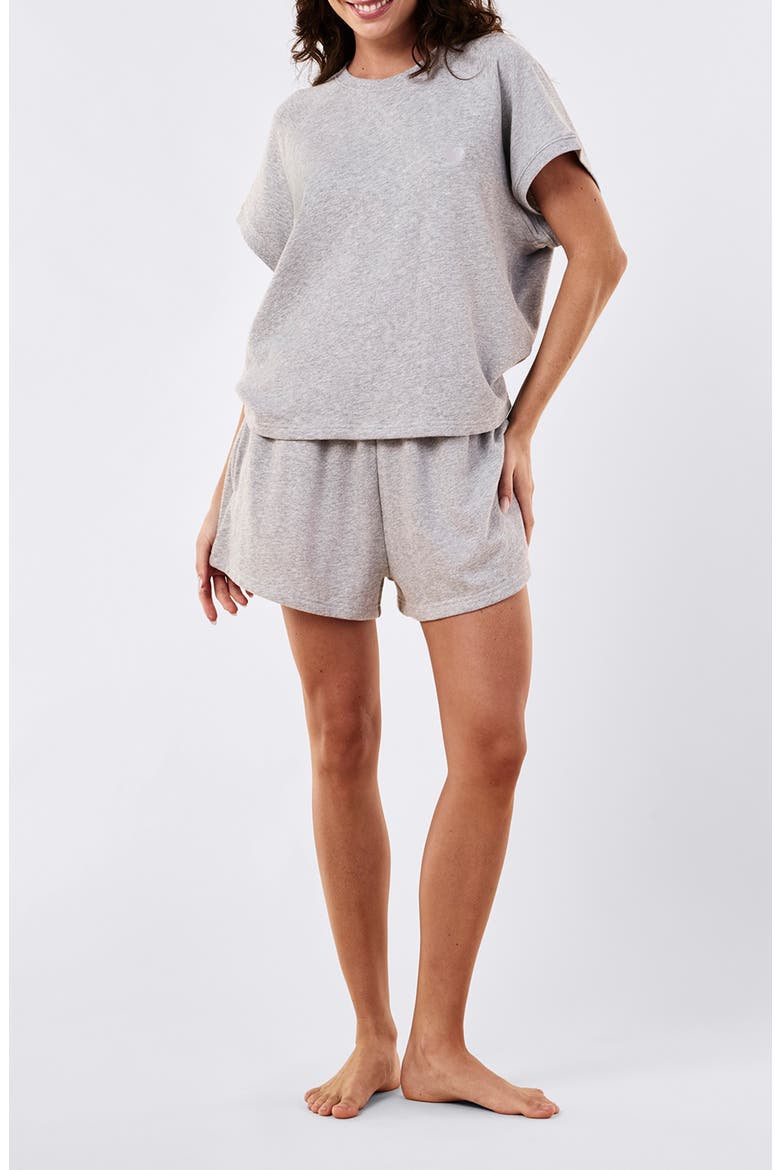 Most Wanted Crewneck Short Sleeve Top, Alternate, color, GREY