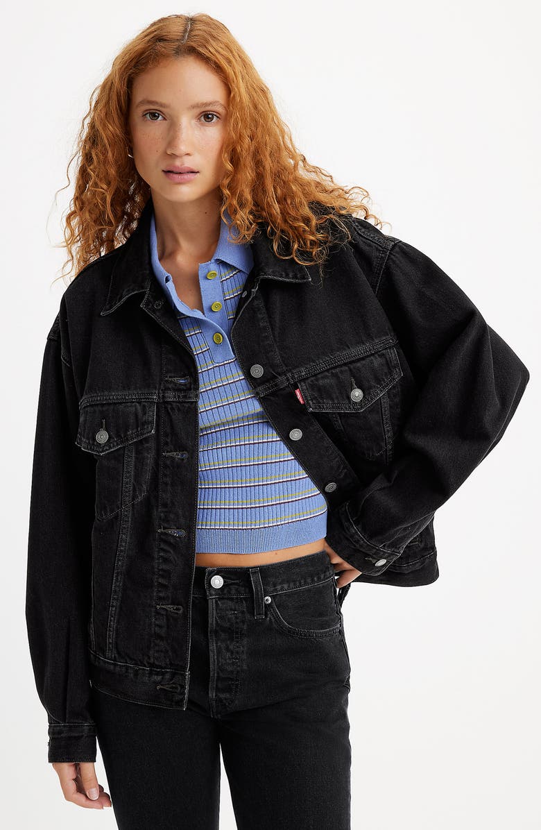 Levi's<sup>®</sup> '90s Denim Trucker Jacket, Alternate, color, Road Less Traveled