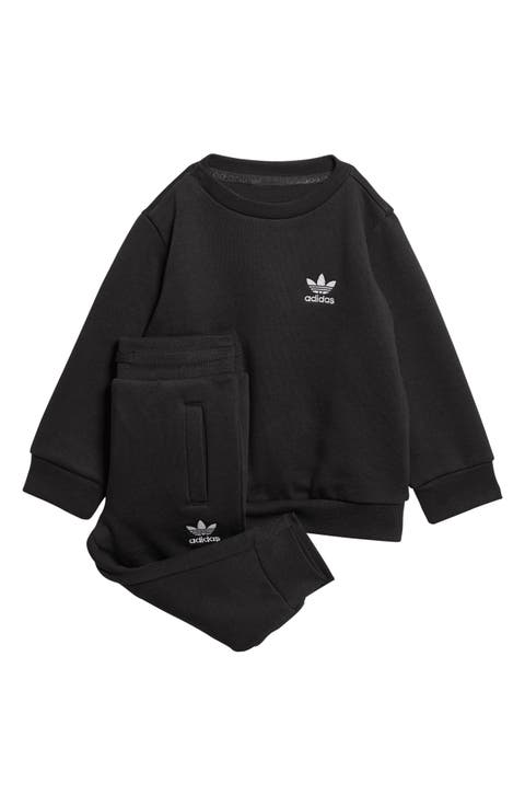 Trefoil Essentials Crewneck Sweatshirt & Joggers Set (Baby)