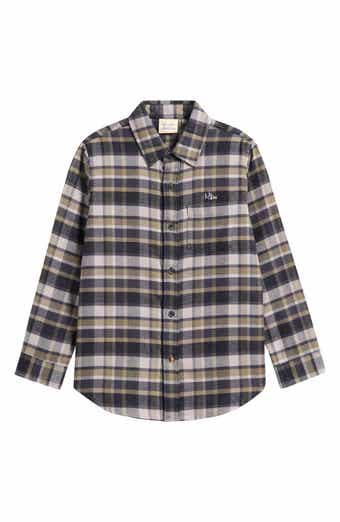 Kids' Plaid Long Sleeve Button Down Shirt