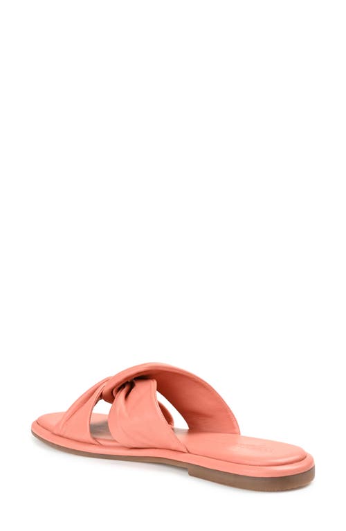 Journee Signature Kanndice Crisscross Slide Sandal In Clay