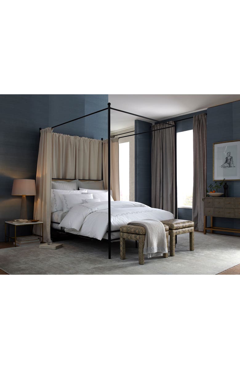 Matouk Daphne Duvet Cover, Alternate, color, Dune