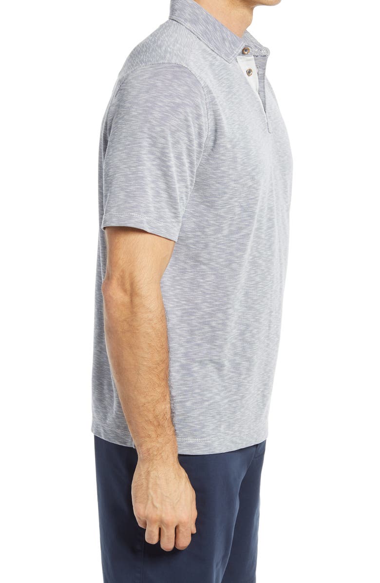Johnston & Murphy Slub Short Sleeve Polo, Alternate, color, 