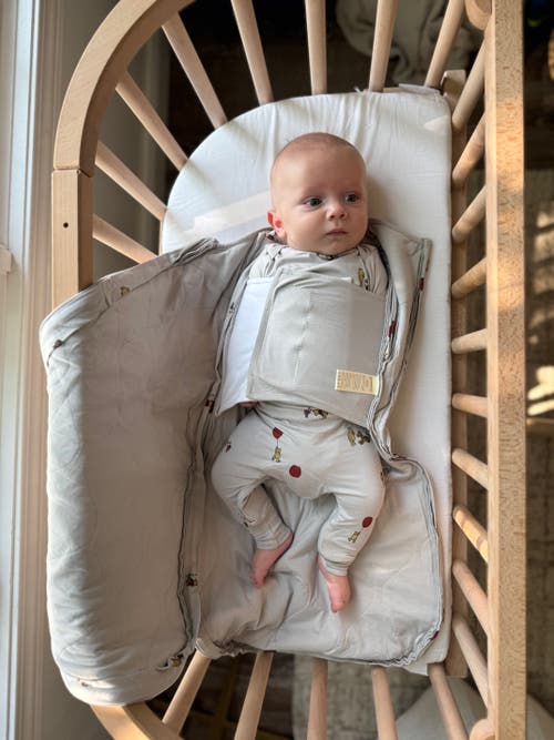 Gunamuna Swaddle Sleep Bag, 1.0 Tog In White