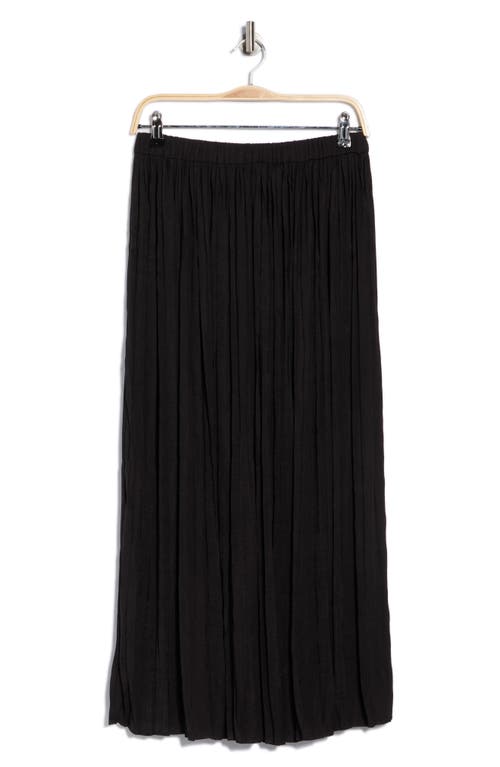 Elie Elie Tahari Pleated A-lined Midi Skirt In Black