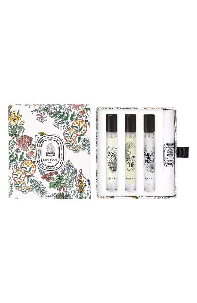 Diptyque Eau de Parfum 3-Piece Travel Discovery Set $110 Value, Main, color,